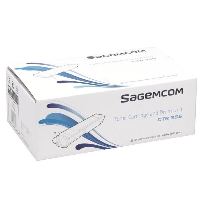 New Genuine Toner SAGEMCOM CTR 356 Black 2000 Pages For Laser Fax 4500