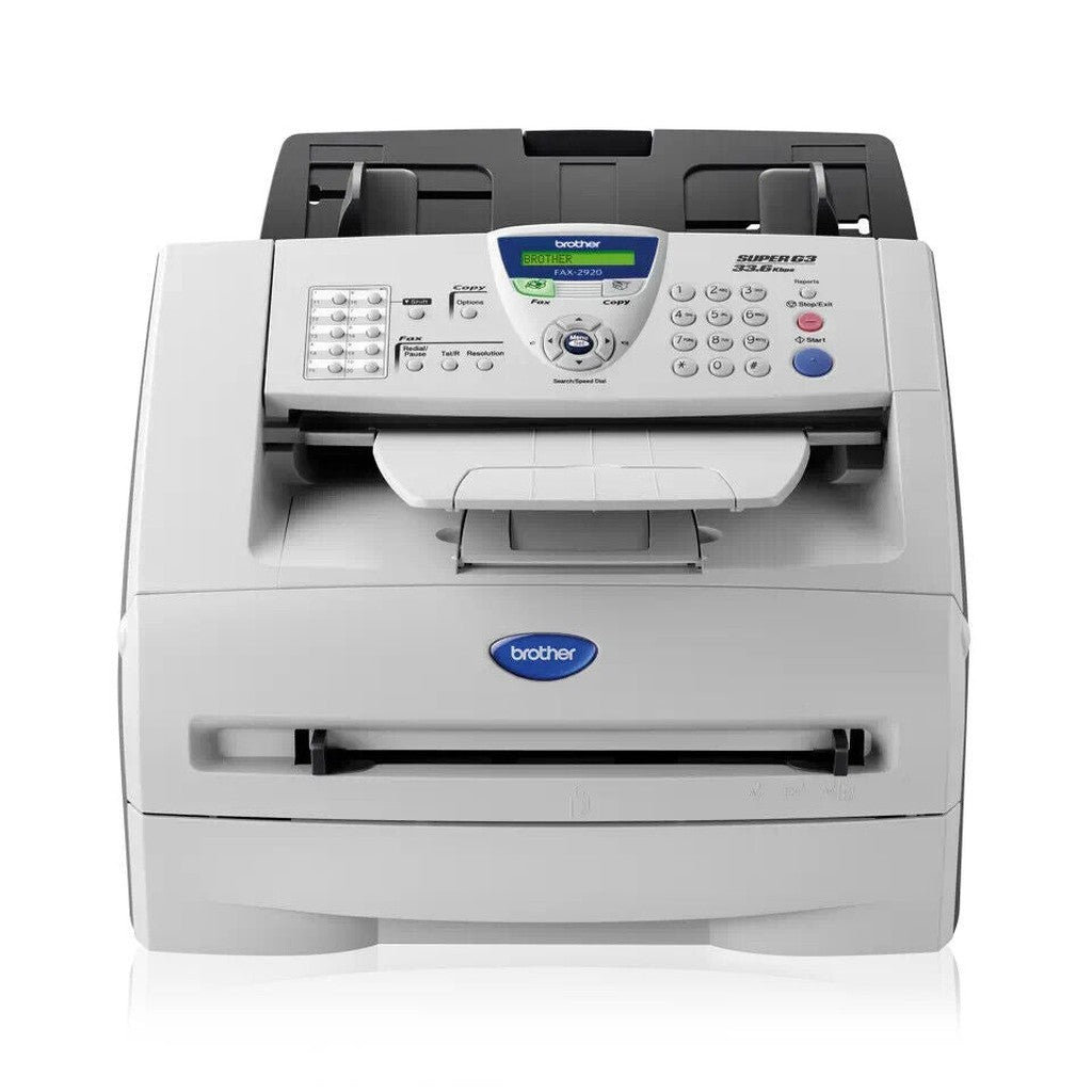 BROTHER FAX-2920 1200dpi 14ppm A4 MONO USB FAX MACHINE PRINTER PAGE COUNT - 4500