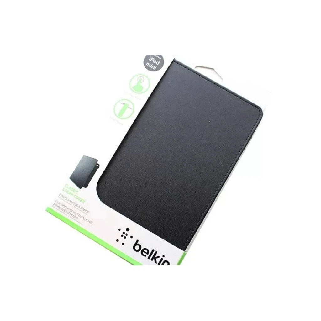 Belkin Classic Strap Case Cover For Apple iPad Mini Soft Touch Closure Black