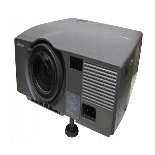 NEC MT1050 3LCD 2100 Lumens Projector / Lamp:308H / Proj.: 1908H / 80% Lamp Life